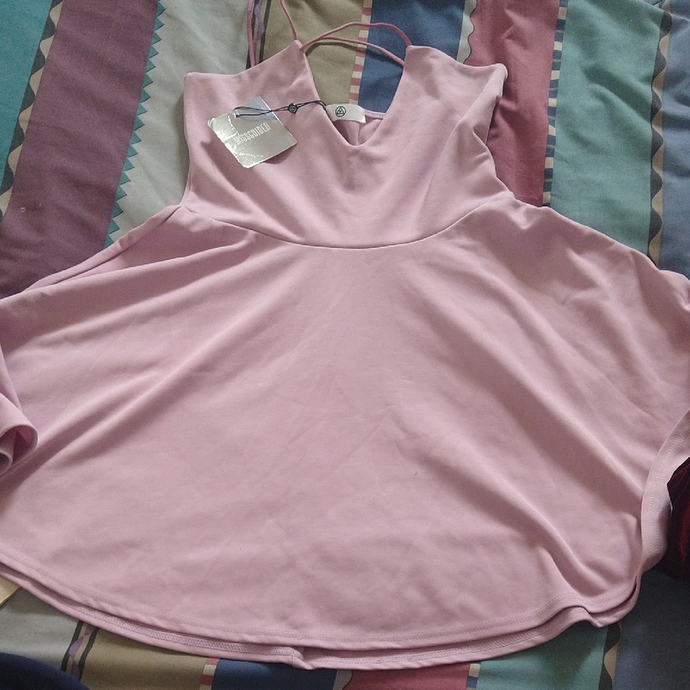 Missguided Pink Mini Dress